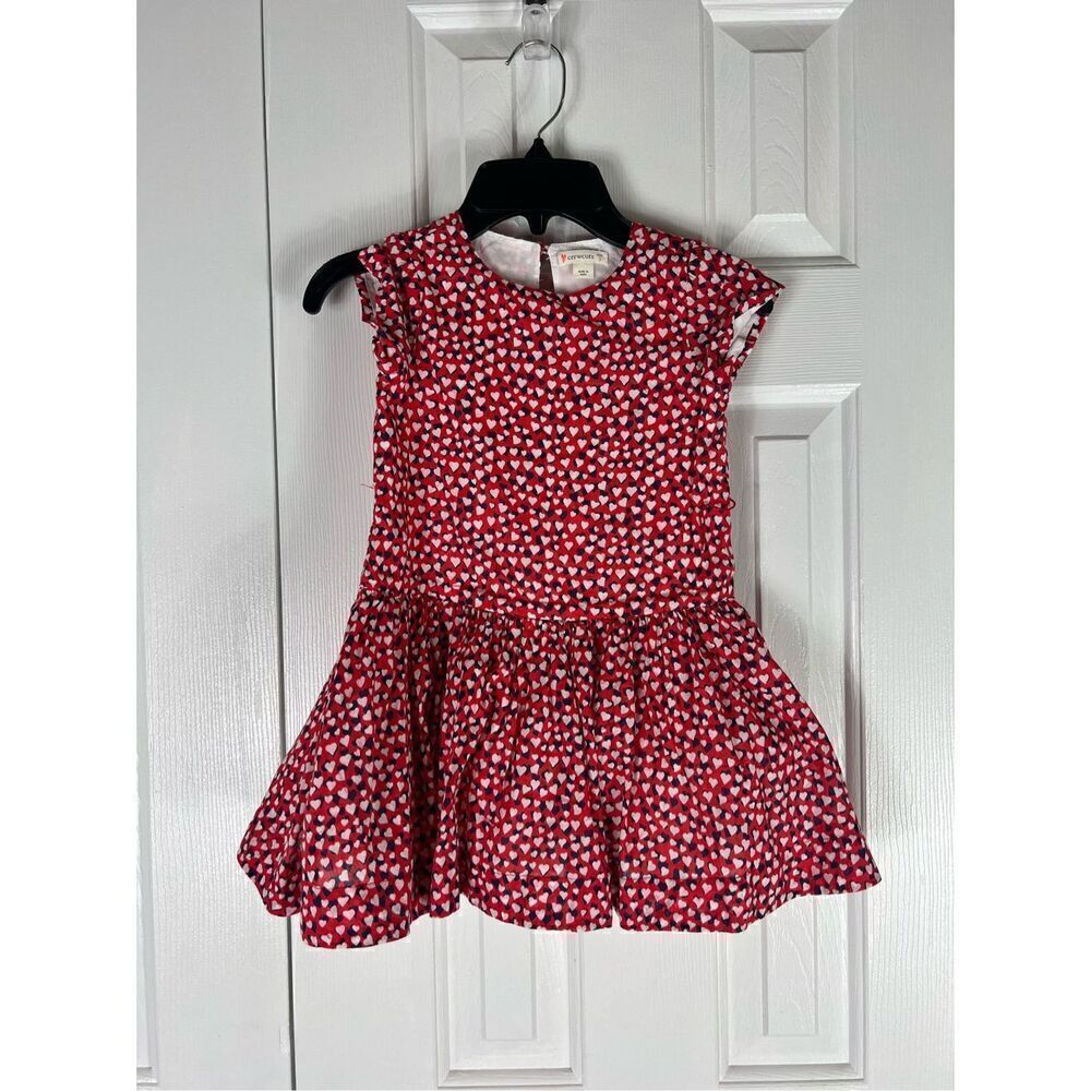 Crewcuts Girls Heart Dress Size 3 yrs